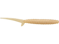 Big Bite Baits Scentsation Thresher Worm in pearl white offers finesse dropshot action.
