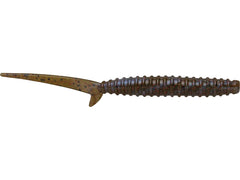 Big Bite Baits Scentsation Thresher Worm Vegas Flash boosts subtle action for finicky bass.