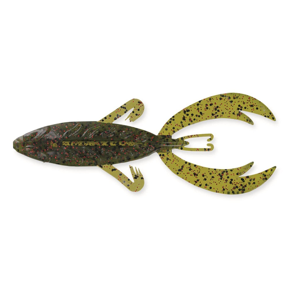 Big Bite Baits soft plastic design delivers natural feel in water.