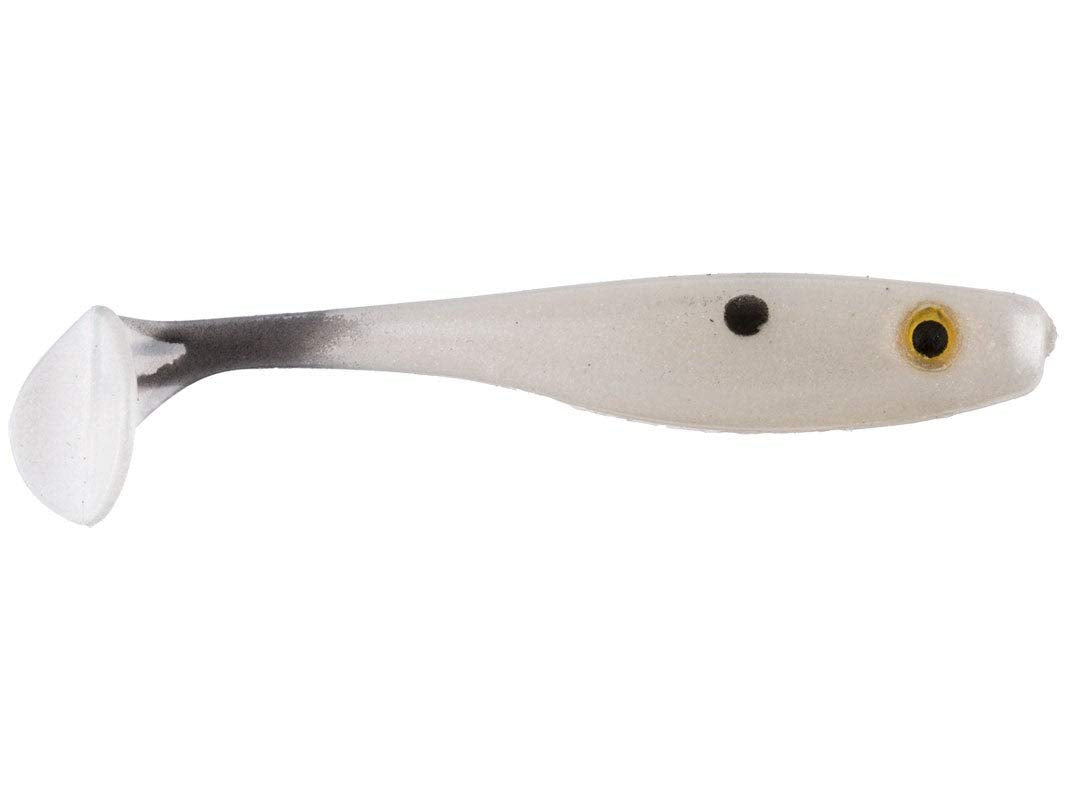 Big Bite Baits Suicide Shad Pearl 7-inch lure for versatile rigs and lifelike action.