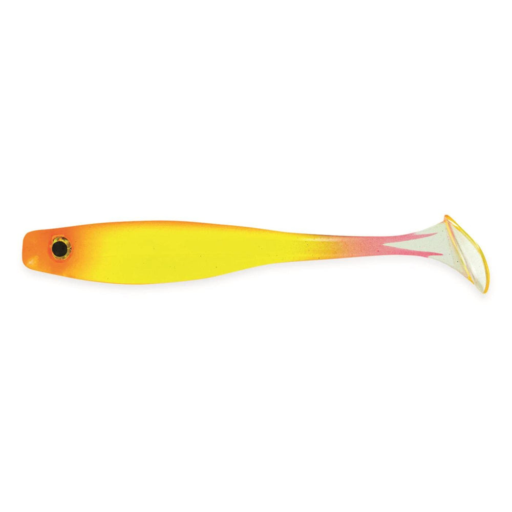 Big Bite Baits Suicide Shad Pinky split belly enables versatile rig options