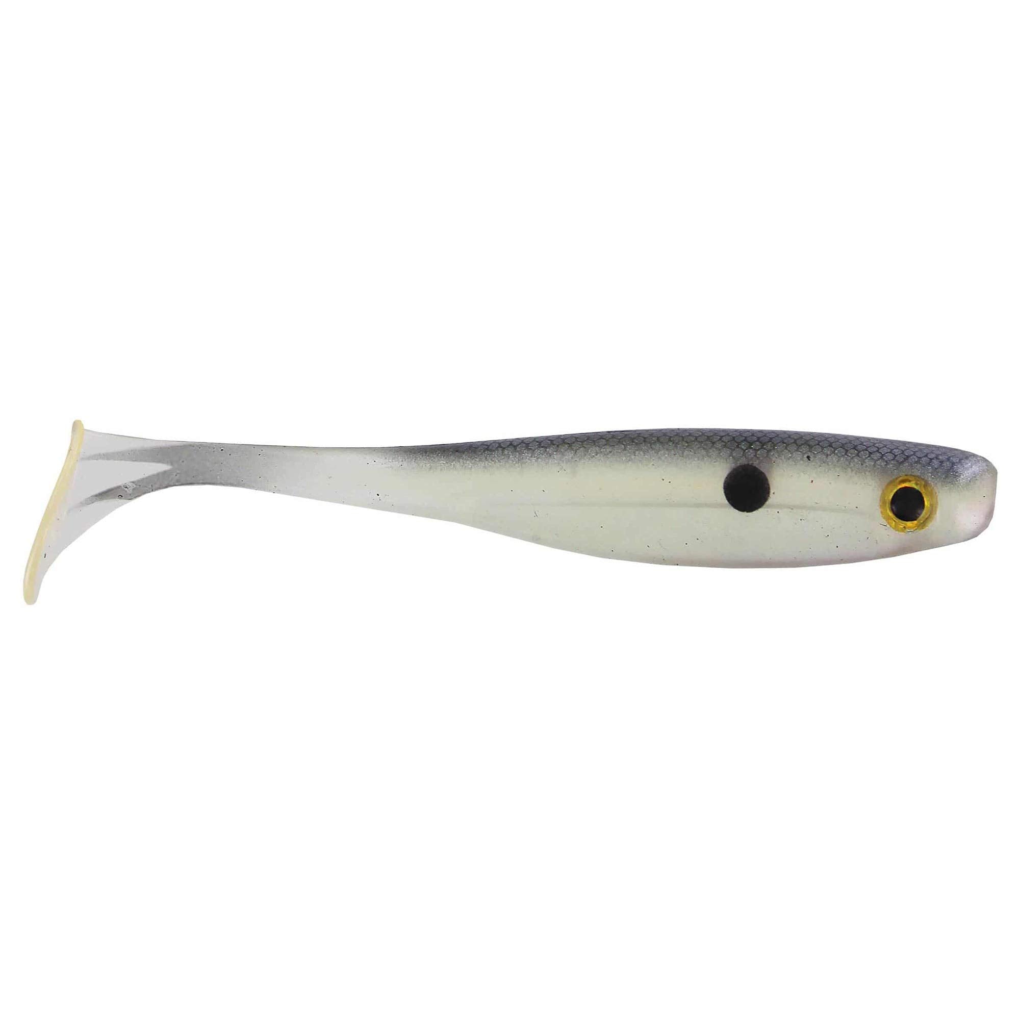 Solid-head design on Suicide Shad for added durability during retrieves.