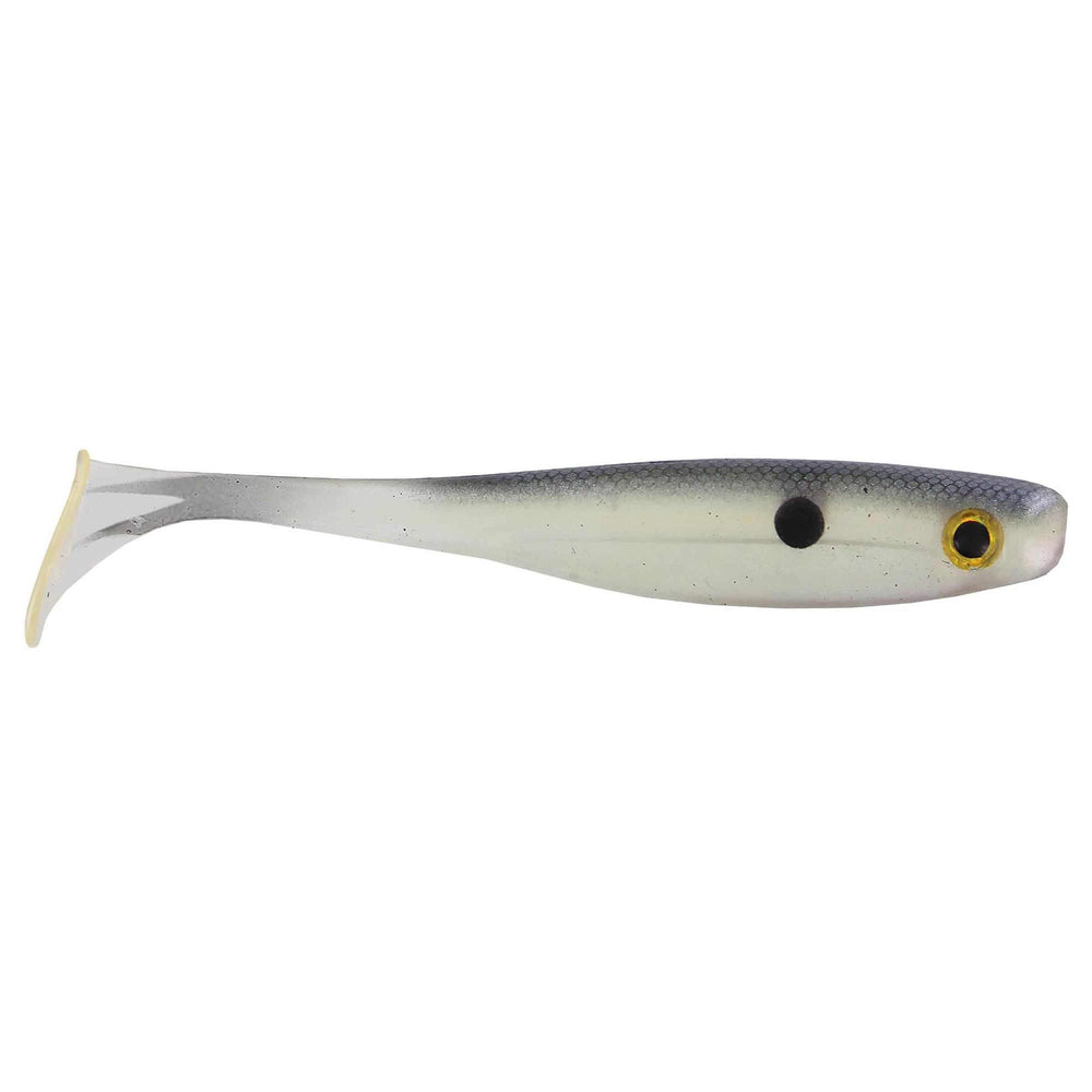 Solid-head design on Suicide Shad for added durability during retrieves.