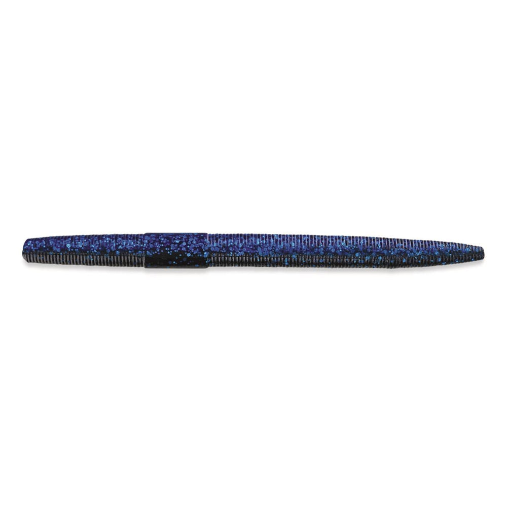 Big Bite Baits Trick Stick 5in Junebug in water demonstrating scent-infused action to attract bass