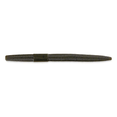 Close-up of Big Bite Baits Trick Stick 5in Junebug showcasing soft plastic texture