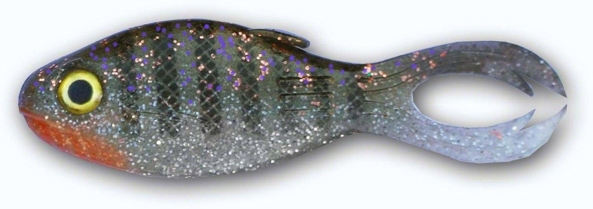 Big Bite Baits WarMouth side view, hand-painted colors with a slotted body for better hooksets.