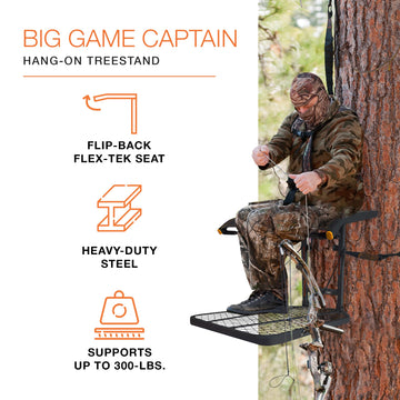 Captain flip-back Flex-Tek seat enables full platform use and comfort