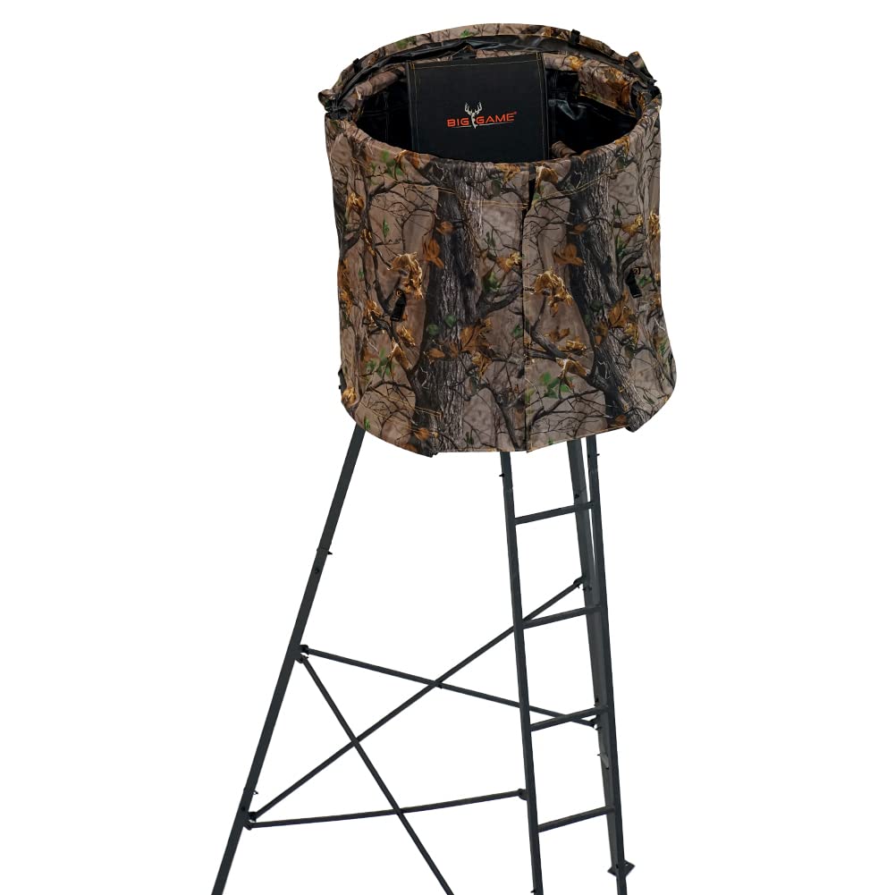 Big Game Cover-All Blind Kit retractable roof detail for weather protection.
