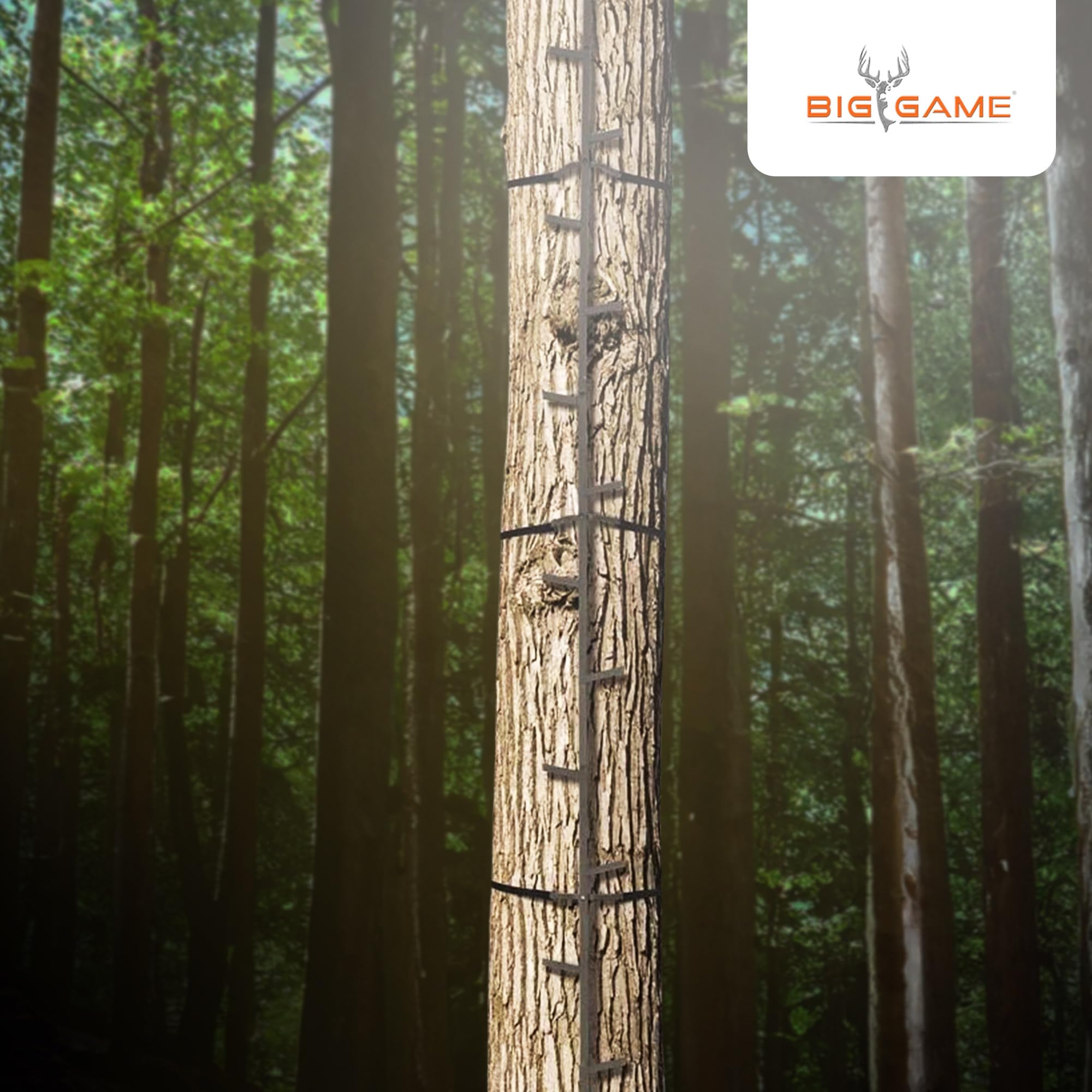 BIG GAME heavy-duty steel construction stands up to rugged hunting seasons