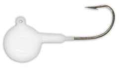 Big Nasty Tackle Super Glow Jaw Breaker Jig blue glow close up for deep water fishing