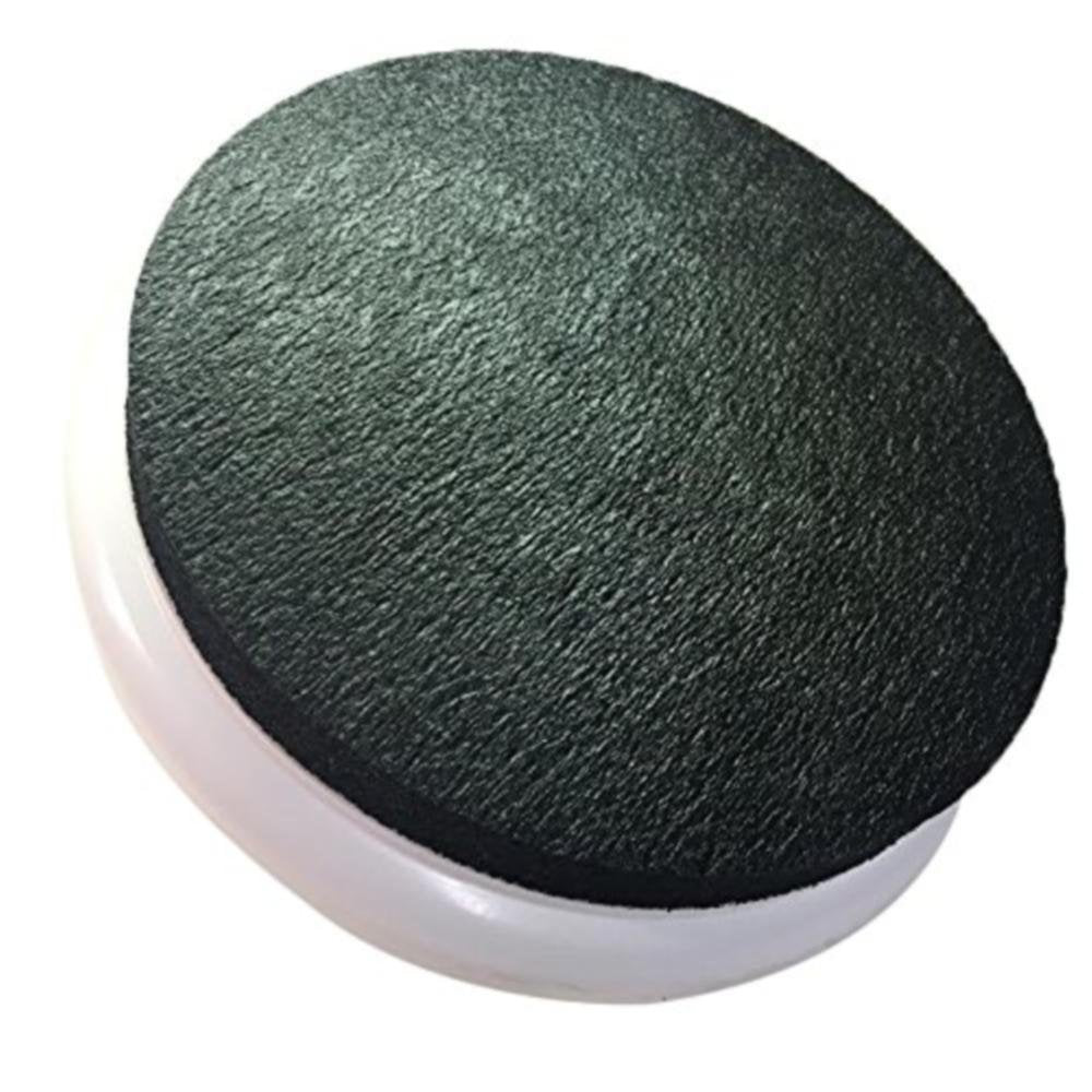 Big Padder white-padded bucket lid with 1 inch pad for comfortable seating.