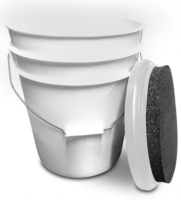Big Padder lid with white frame and pad for workbench comfort.