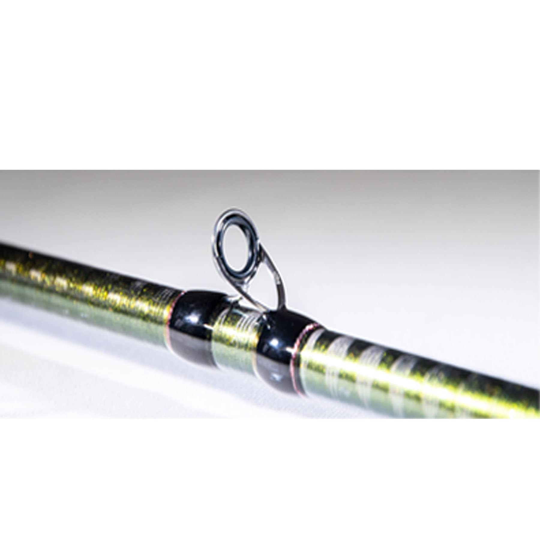 Rod tip and guides ready for long-range casting