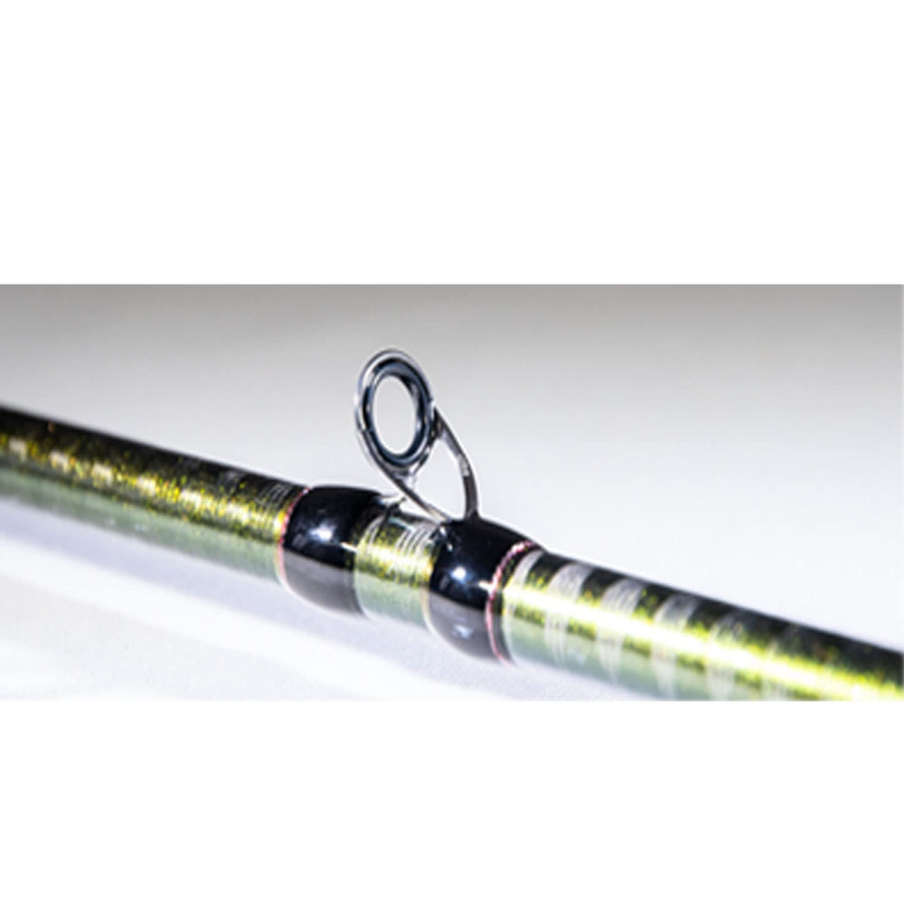 Rod tip and guides ready for long-range casting