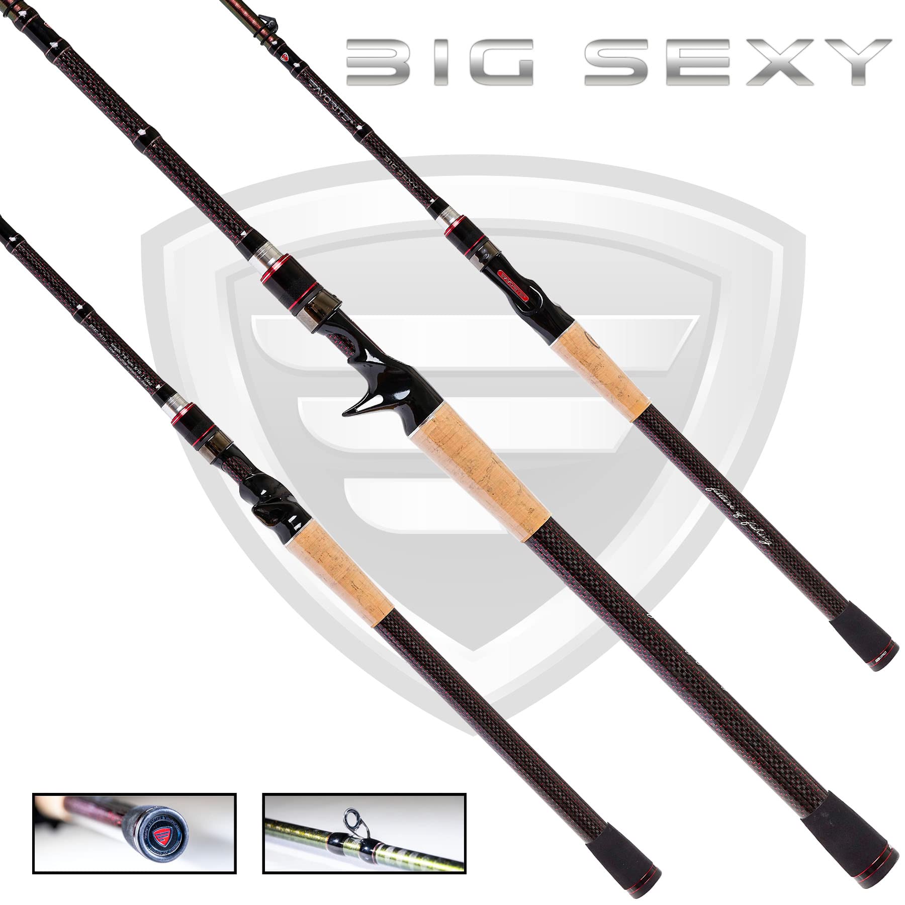 Angler holding Big Sexy Favorite Casting Rod