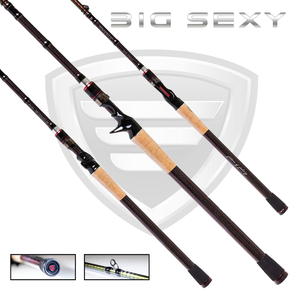 Angler holding Big Sexy Favorite Casting Rod