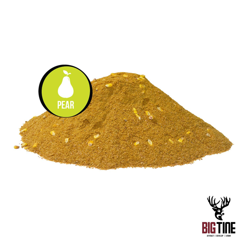 Big Tine Triggered label showing 21 percent protein and prebiotic blend
