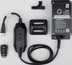 Big Water Lights remote control and timer for easy operation.