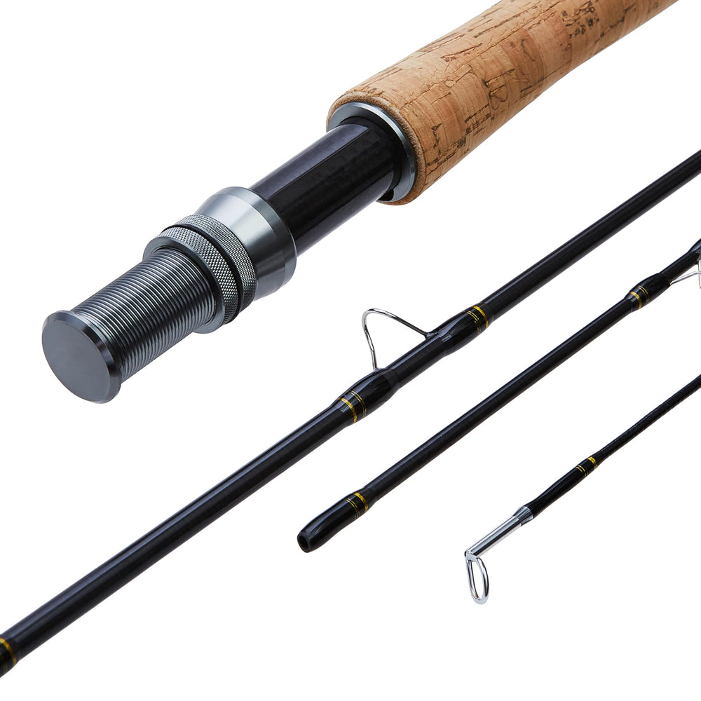 Bigchub fly rod cork grip closeup showing comfortable grip for long casts