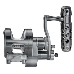 Close-up of CNC machined aluminum reel body