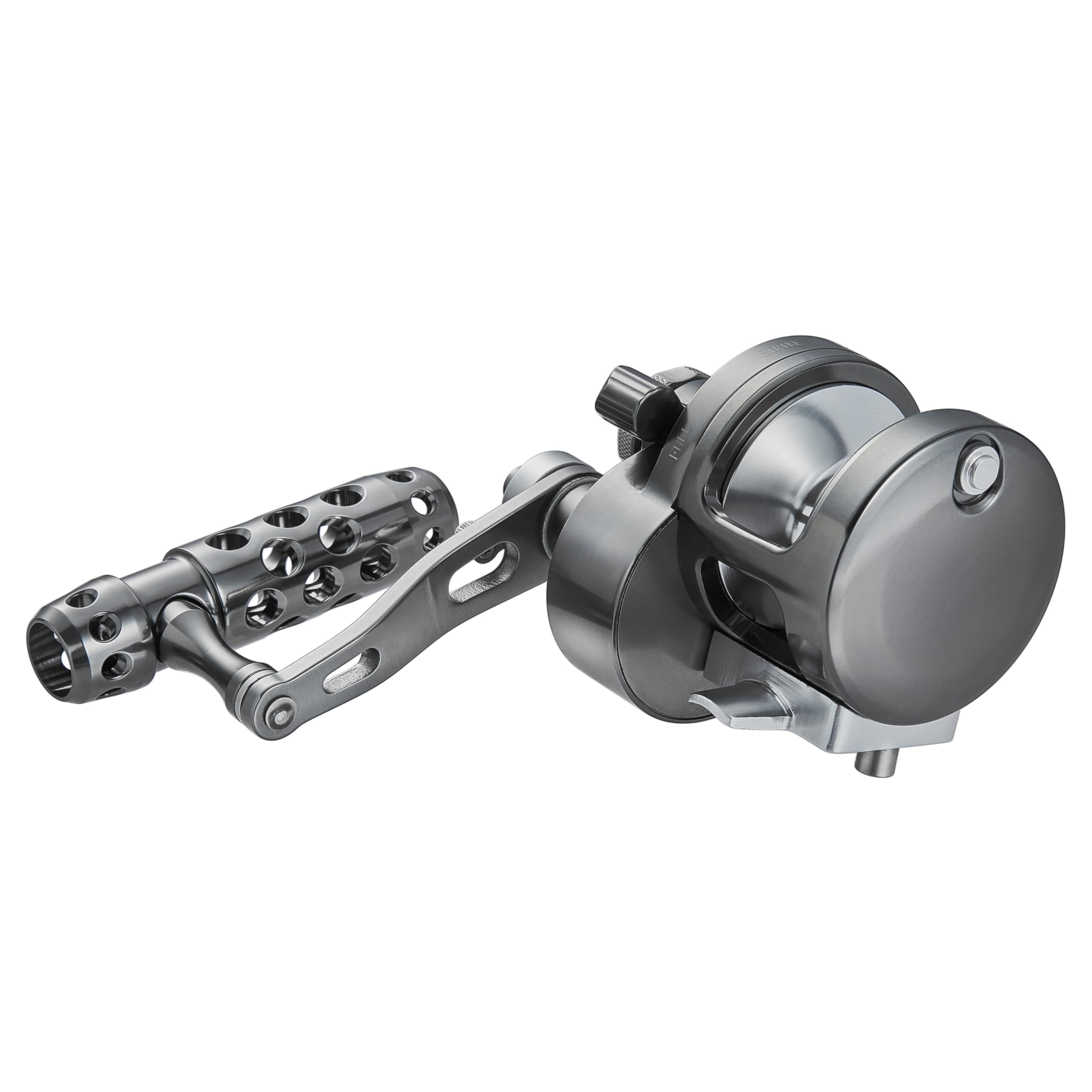 Reel specifications: 14 kg (30 lbs) drag and 10 lb - 300 yd line capacity
