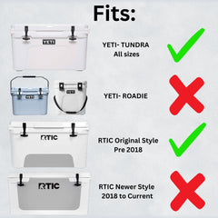 Bigfoot Sliding Feet on Yeti Tundra Green improve truck-bed maneuverability