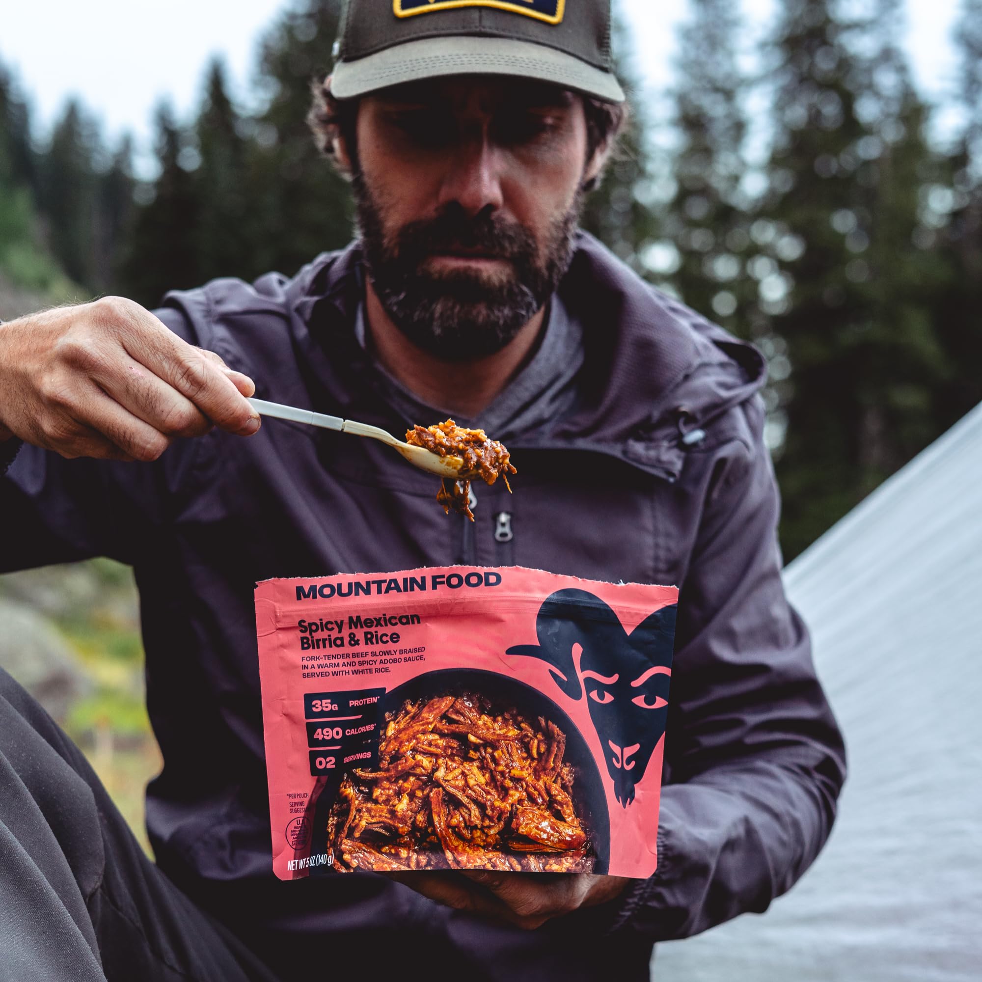 BIGHORN Mountain Food birria-rice-recyclable-packaging promotes eco-friendly backcountry use
