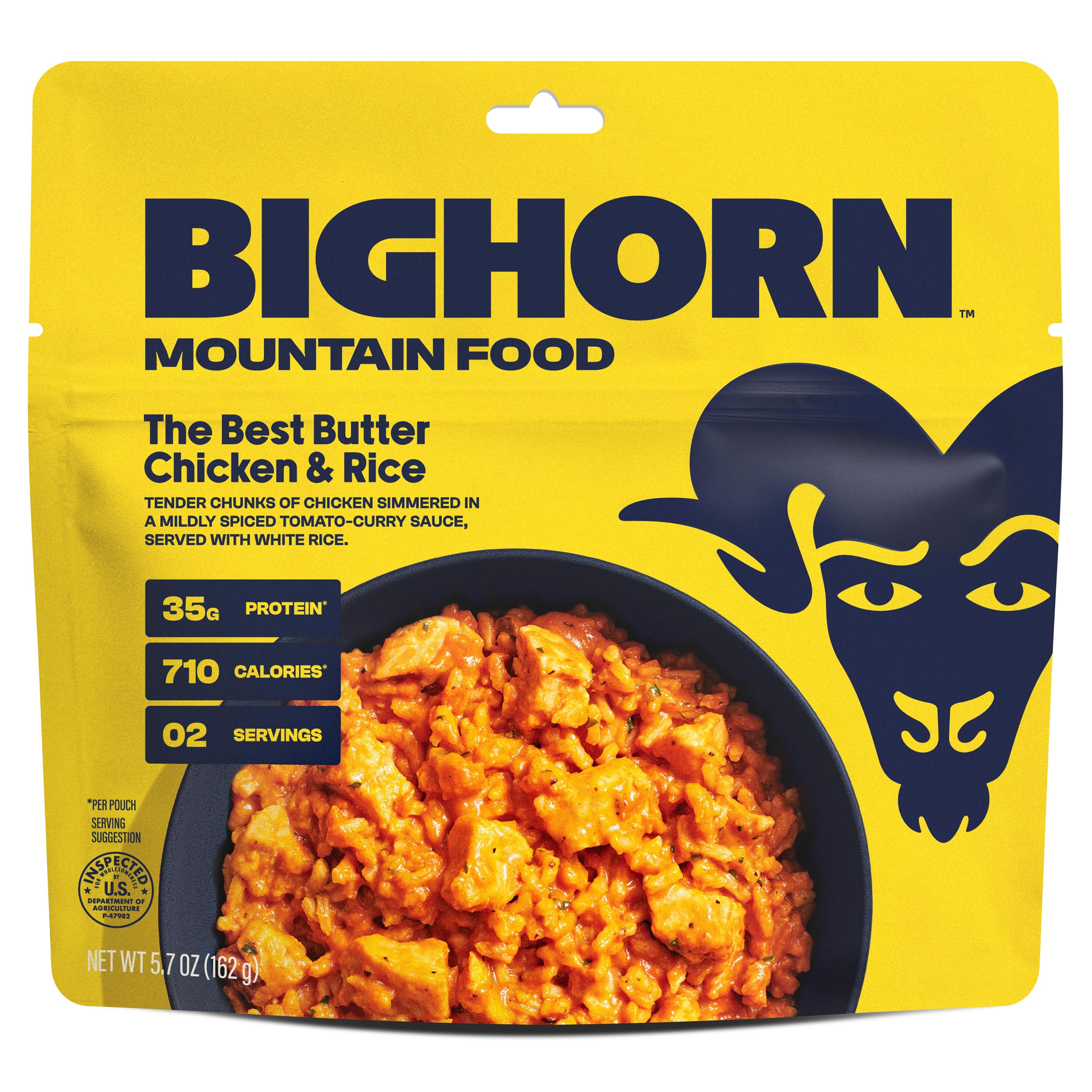 BIGHORN Mountain Food bowl with water ready method showcases simple prep