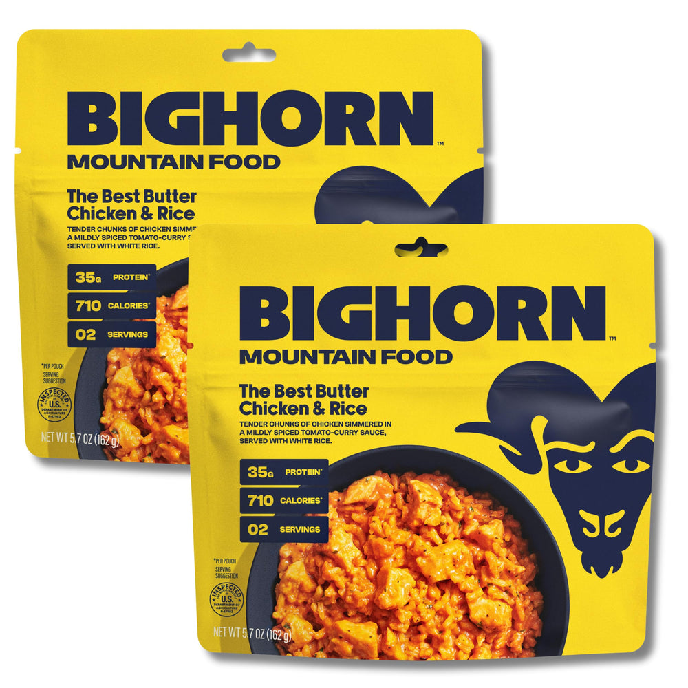 BIGHORN Mountain Food Spicy Mexican Birria pouch for hearty camp meals.
