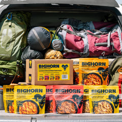 BIGHORN Mountain Food Chicken Mushroom Marsala pouch ready to serve on the trail.
