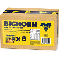 BIGHORN Mountain Food dehydrated meal pouch ready for camping