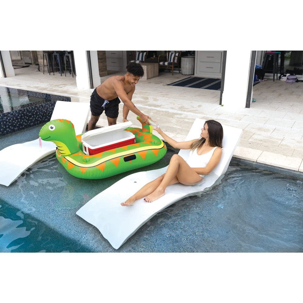 BigMouth Inc beverage cooler for river adventures stays within reach.