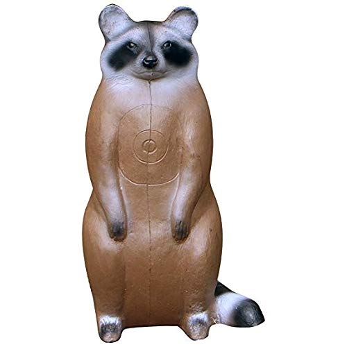 BIGSHOT raccoon target—three shooting spots to challenge angles and precision.