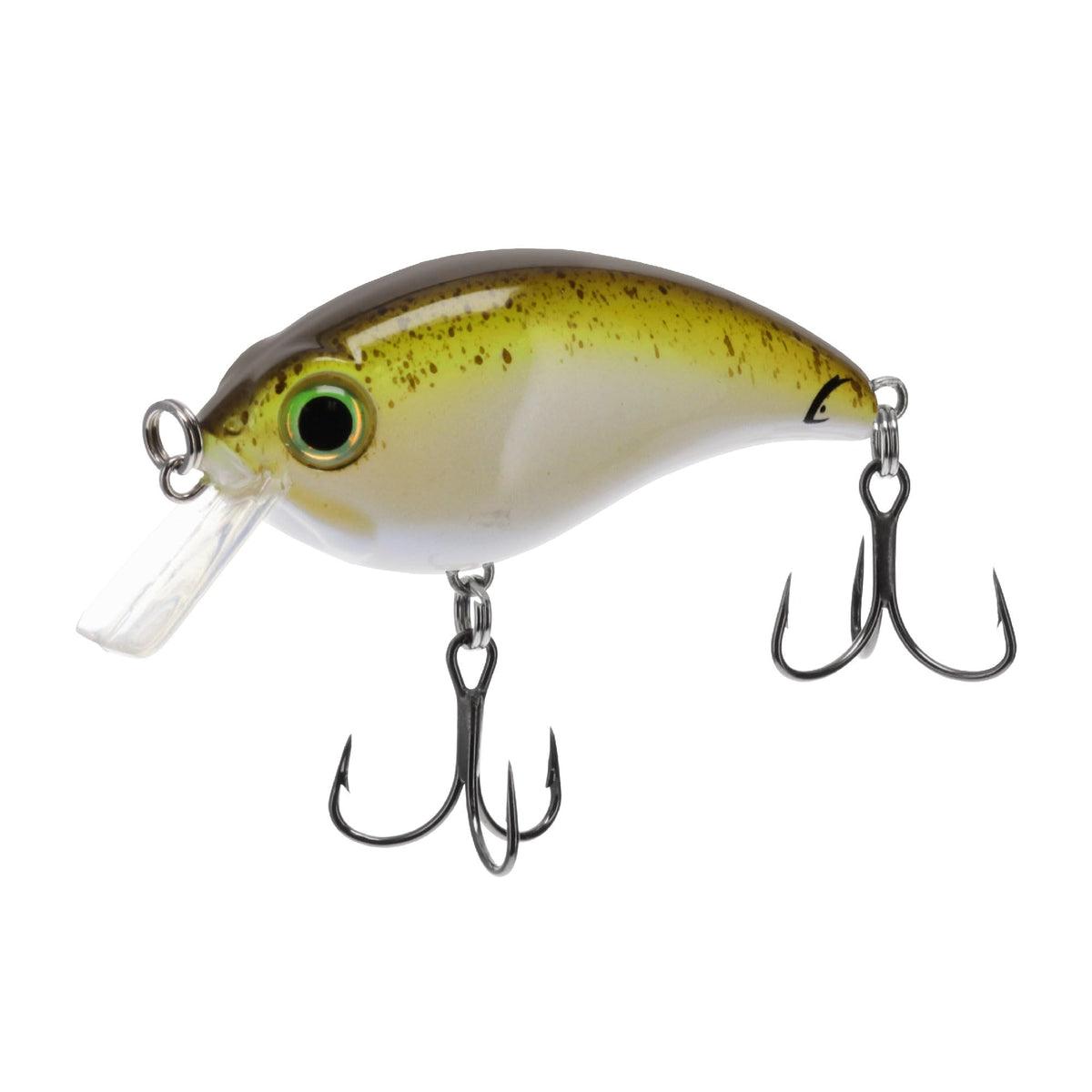 Bill Lewis ATV Squarebill guacamole lure captures action for deep water bass near cover
