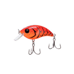Bill Lewis ATV Squarebill with red glitter craw lures bass near cover in freshwater and saltwater.