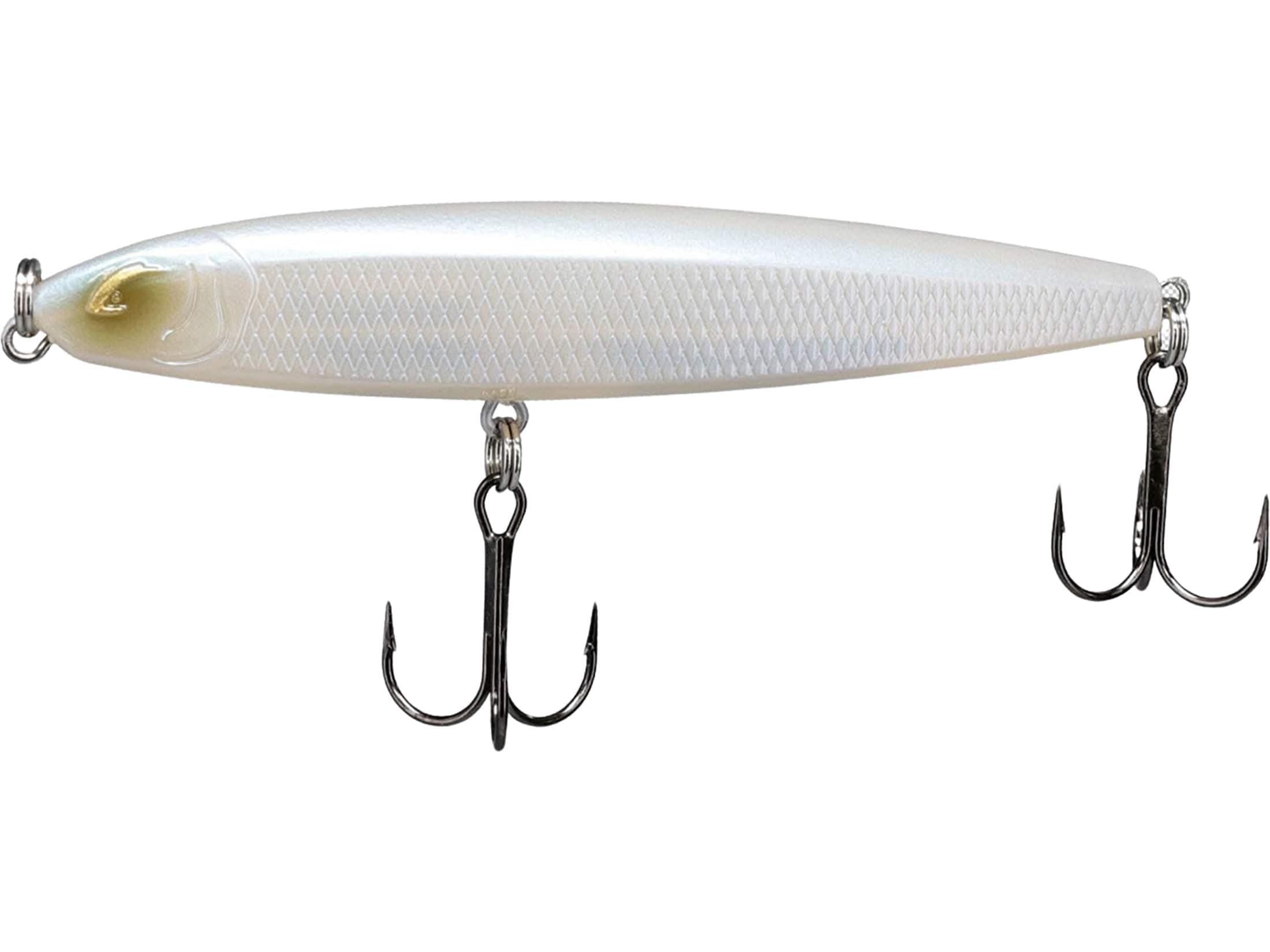 Bill Lewis Depth Strike Twitchbait Cajun Pearl sinks quickly with a magnetic bass shimmy