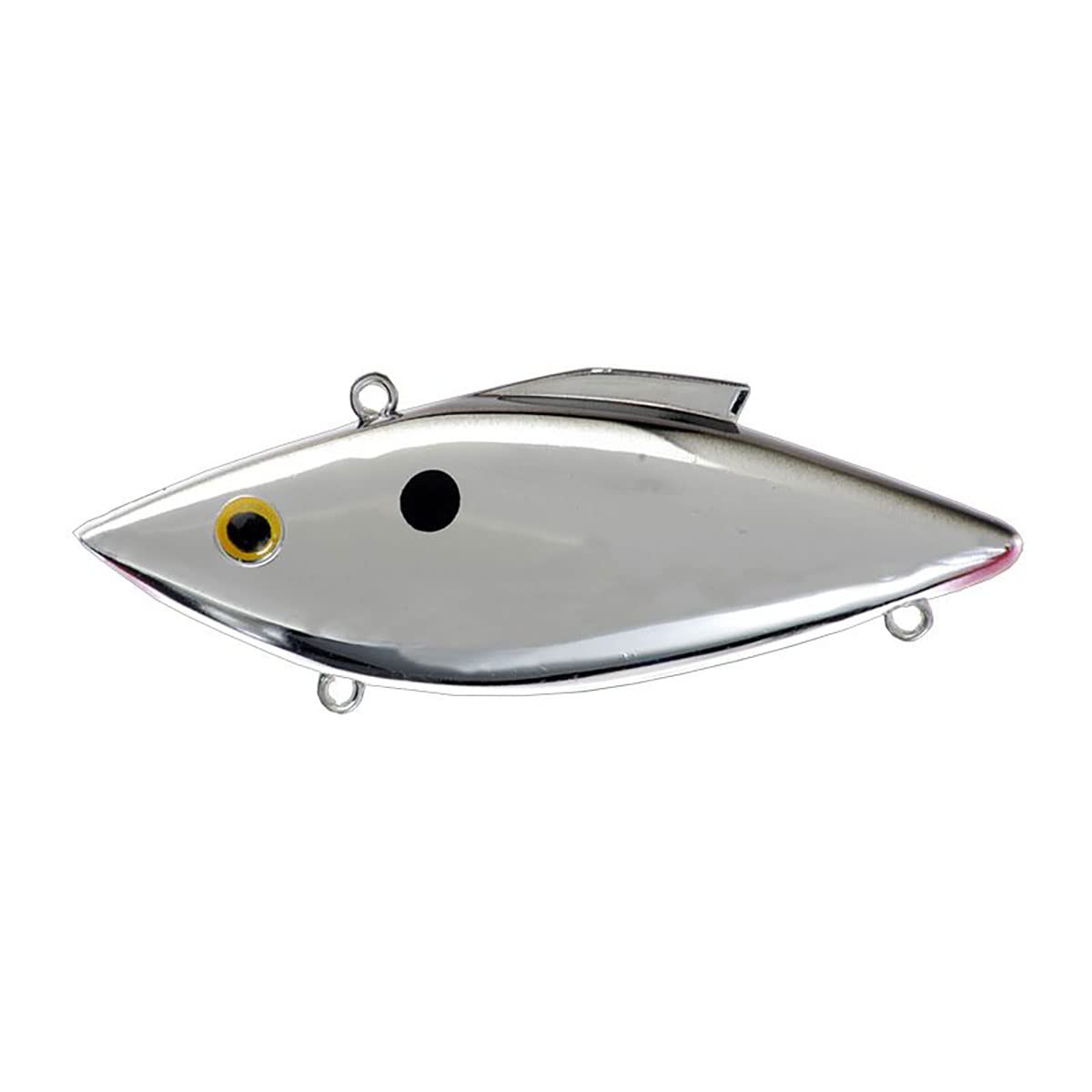 Bill Lewis Mini-Trap chrome-back lipless crankbait for precise casts and crappie bites.