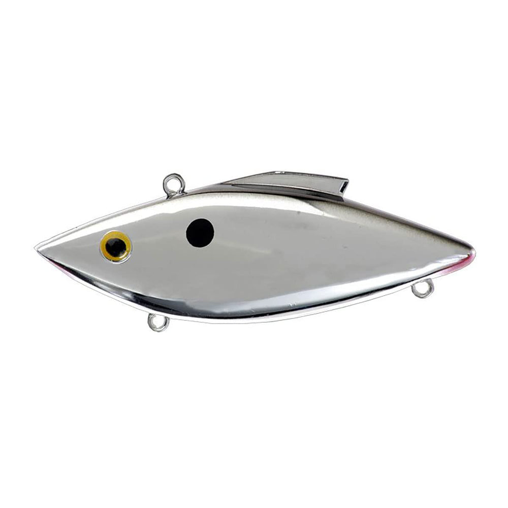Bill Lewis Mini-Trap chrome-back lipless crankbait for precise casts and crappie bites.