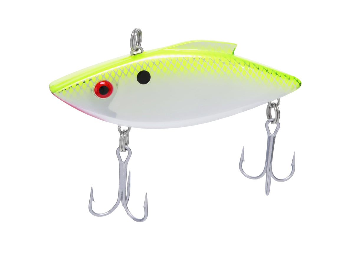 Bill Lewis Rat-L-Trap Magnum lipless crankbait for bigger forage and larger game fish in freshwater or saltwater.