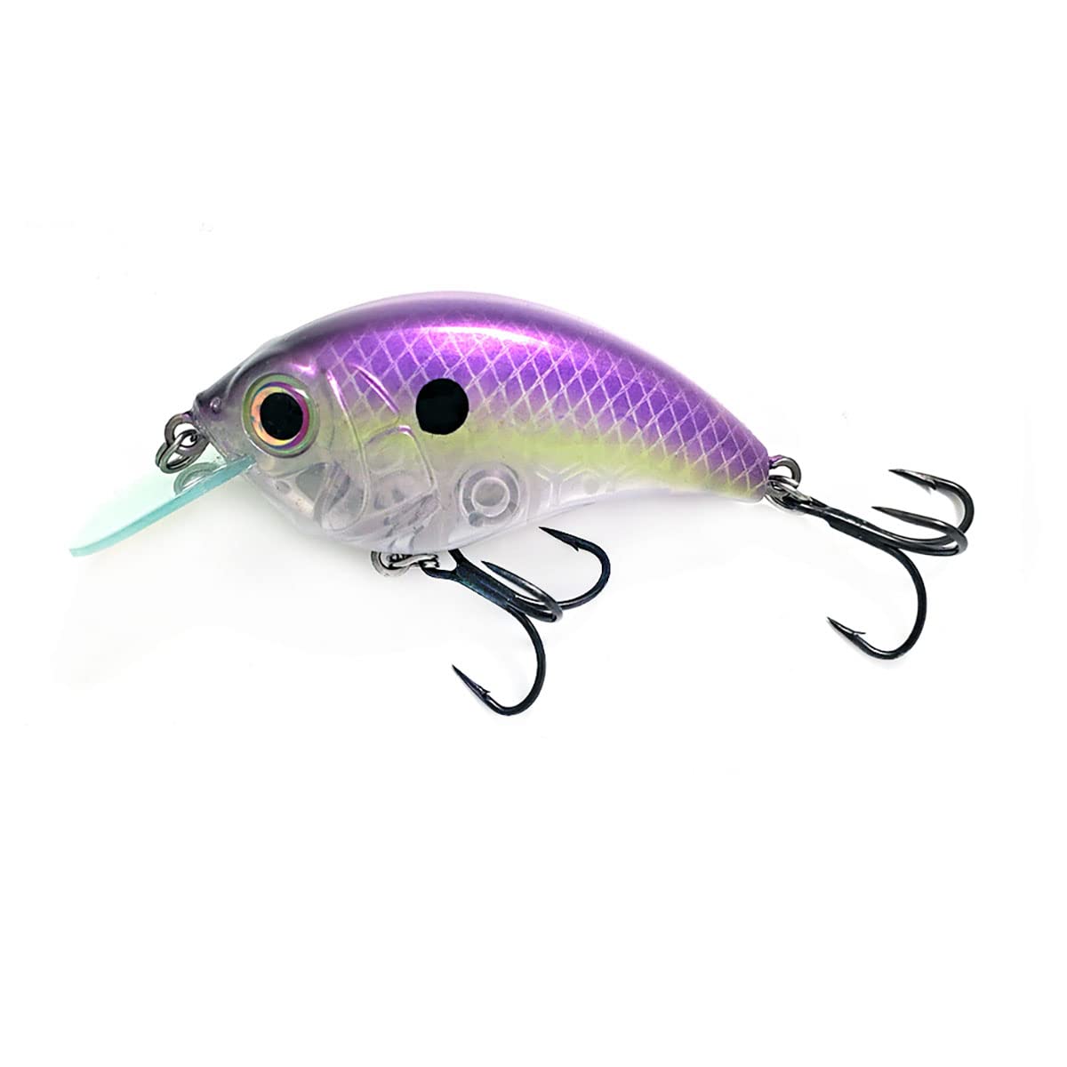 Bill Lewis SB-57 Squarebill Lavender Shad lure for shallow-water bass