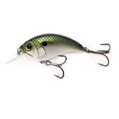 Bill Lewis SB-57 squarebill lure draws bass in shallow water with sharp wobble