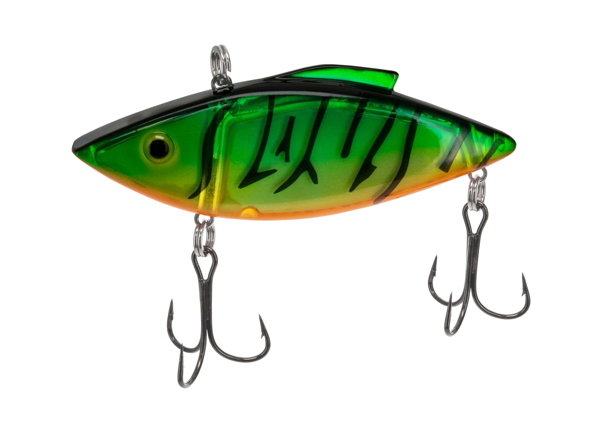 Bill Lewis Super-Trap 1.5 oz Green Tiger close-up highlighting tough harness for big fish.