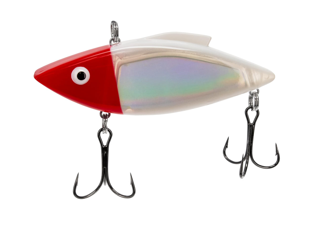 Bill Lewis Super-Trap 1.5 oz Red Head lure for big-game saltwater fishing.