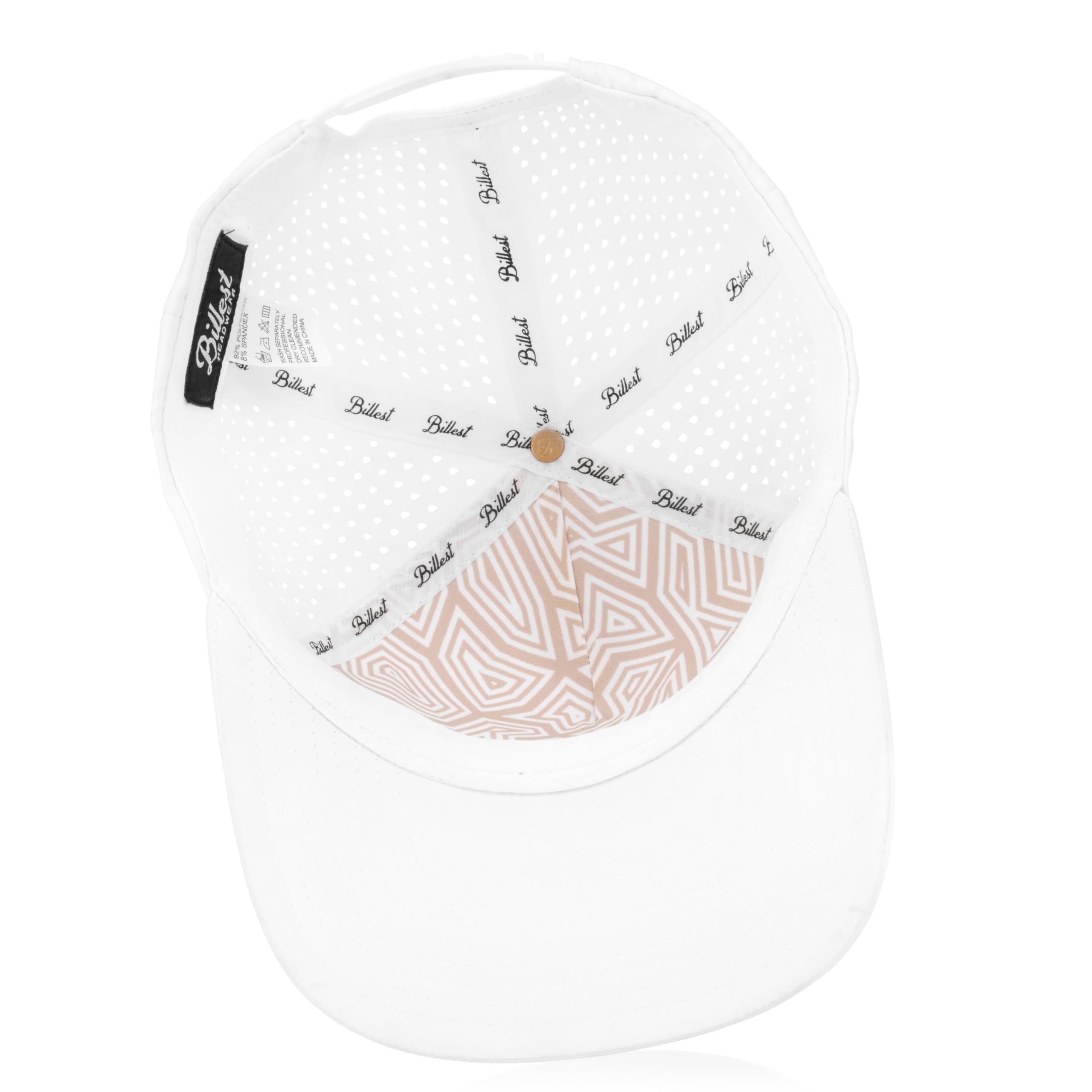Lightweight flat bill design and minimalist style of Billest Ozark Snapback Trucker Hat