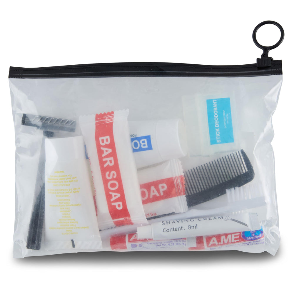 BILLIONHATS hygiene kit with shower cap for protecting clothing during distribution