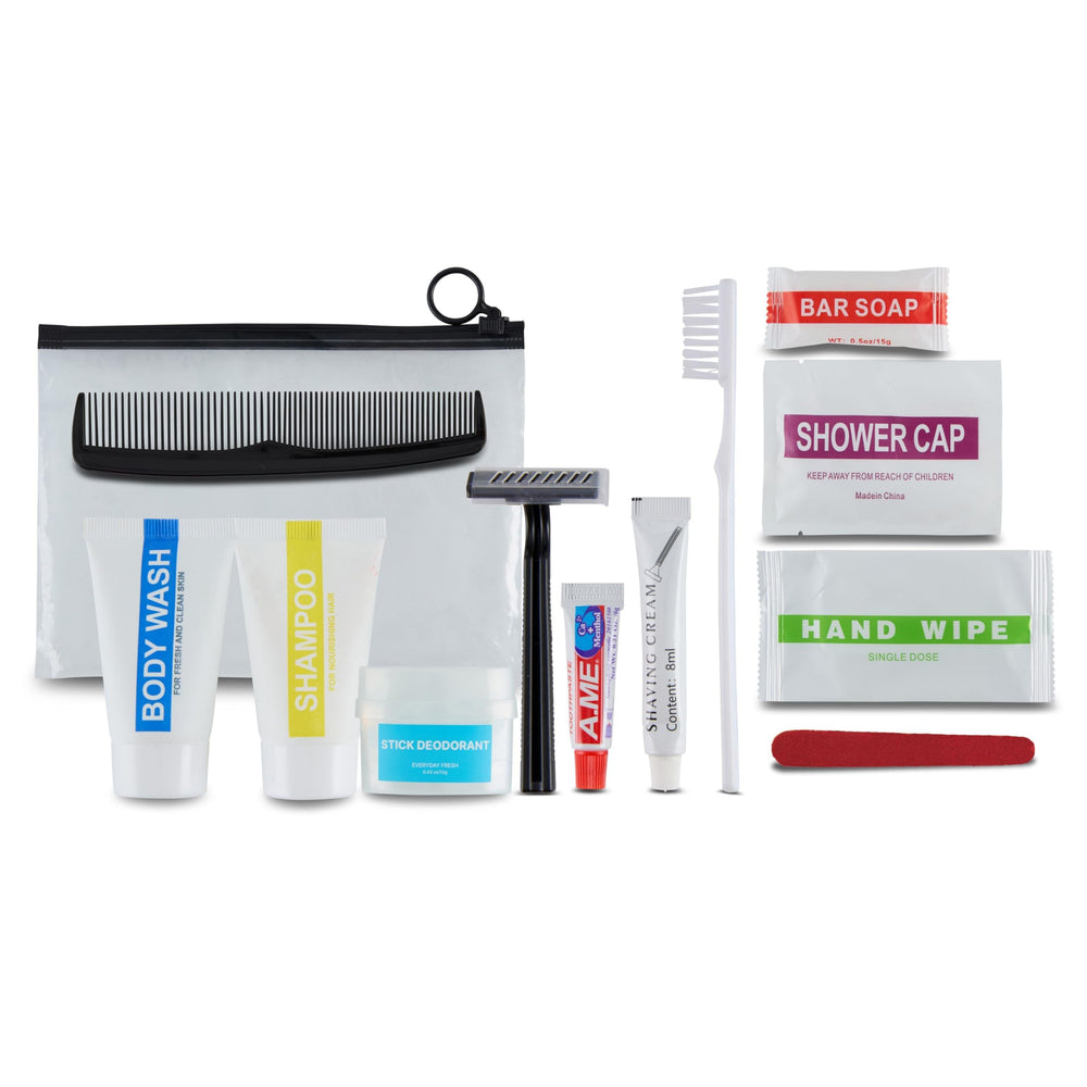 BILLIONHATS hygiene kit with toothbrush and toothpaste for oral care on the go