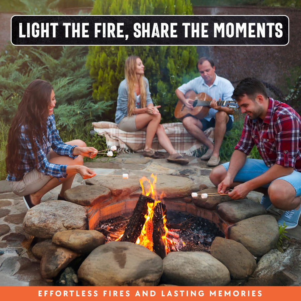 Billy Buckskin fatwood wood-stove ignition supports quick, efficient heating.