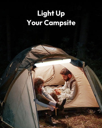 Biltrte inflatable solar camping lantern delivers 339 lumens for tent and shelter illumination.