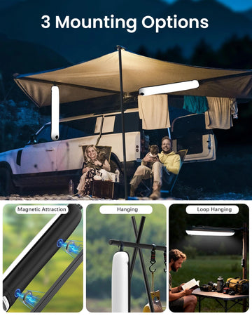 Biltrte Solar Camping Lantern IP66 waterproof rugged.
