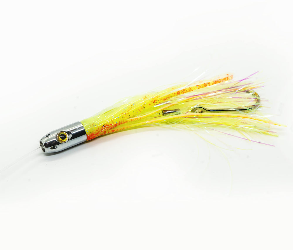 Bimini Lures Jet Head Octopus Skirts ready-to-fish set for trolling up to 20 knots.